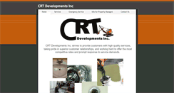 Desktop Screenshot of crtdevelopments.com